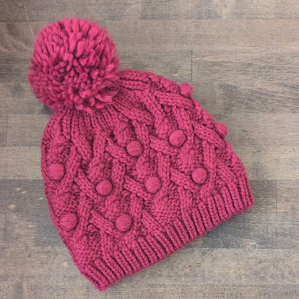 Toddler knot Pom-Pom hat